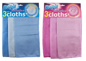  Duzzit  Microfibre Cloth 3 Pack  DZT1090