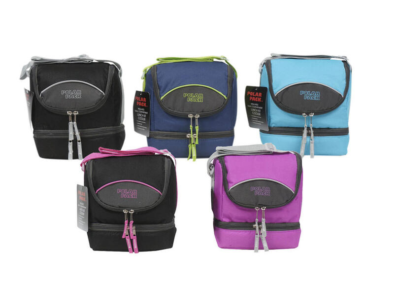 Thermos Polar Pack Cooler Tote Lunch Bag U Zip Assorted 1 Each 111 5577