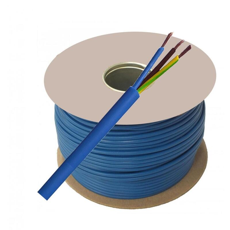 Electrical Cable Single Core 1.5mm Blue 1 Yard