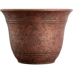 Listo  Sierra  Poly Flower Pot 16 Inch  Red Stone  1 Each SRA16001P05