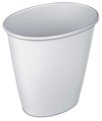 Sterilite Wastebasket 1.5 Gallon White 1 Each 10118012