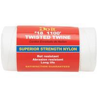  Do It Best Nylon Twisted Twine #18 1100 Foot White 1 Roll 338414