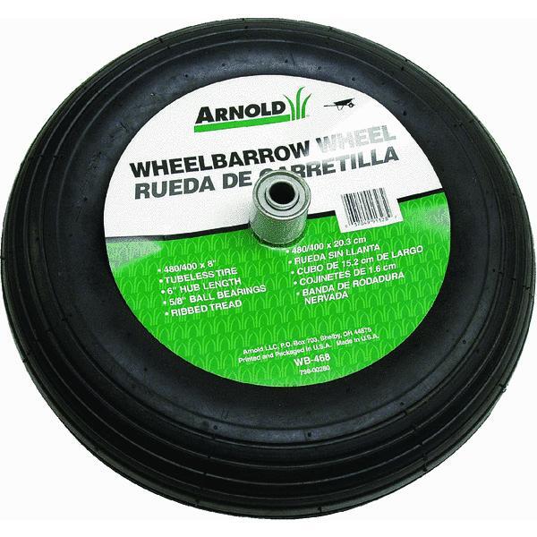 Arnold Corp Wheelbarrow Wheel 8 Inch  1 Each WB468