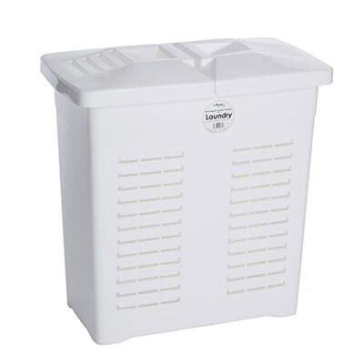 Wham Laundry Hamper Rectangular 75l Ice White 1 Each 17575 11765: $67.26