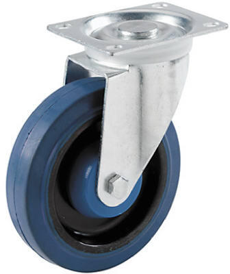  Swivel Plate Caster 4 Inch  Blue 1 Each 9260 F08336