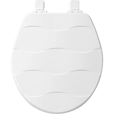  Mayfair  Basket Weave Toilet Seat White 1 Each 33SLOW000