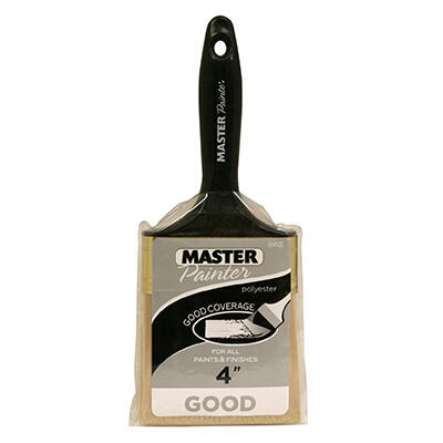 Master Painter Good Flat Polyester Paint Brush  4 Inch 1 Each 30140TV