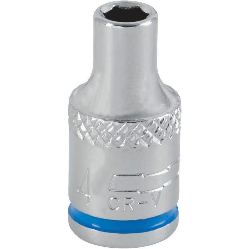  Channellock  Shallow Metric Socket 6 Point  1/4 Inch Drive 4mm 1 Each 398055