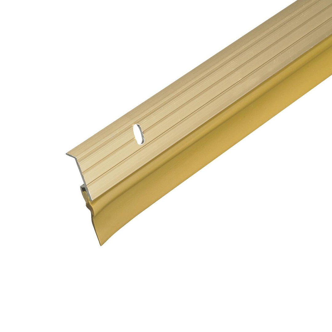 M-D Aluminum And Vinyl Door Sweep 36 Inch Gold 1 Each 5702 | M&C Home Depot