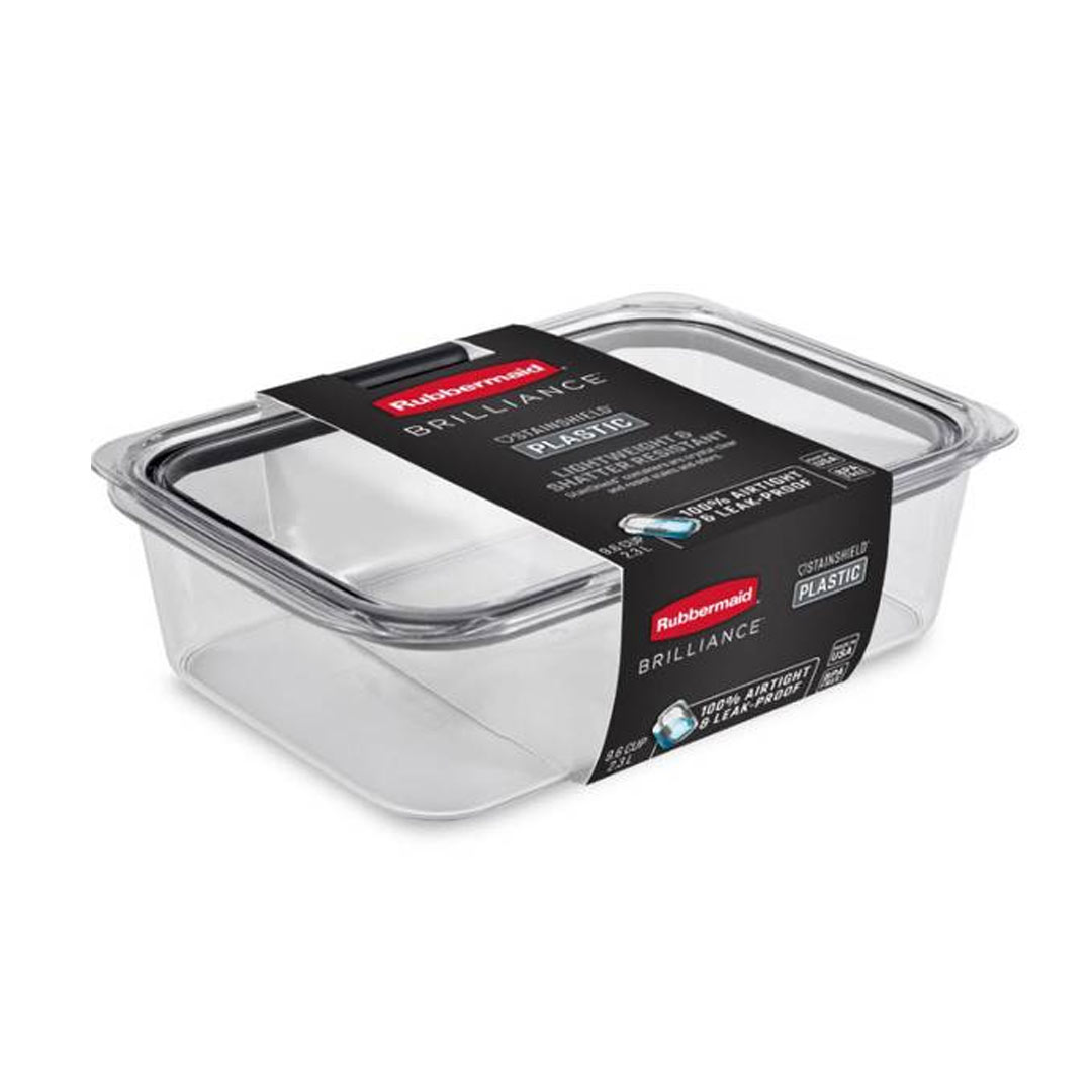 Rectangular Rubber Container Small Rubbermaid Rectangular Food Container 9.6oz Clear 1 Each 2024339 | M&C ...