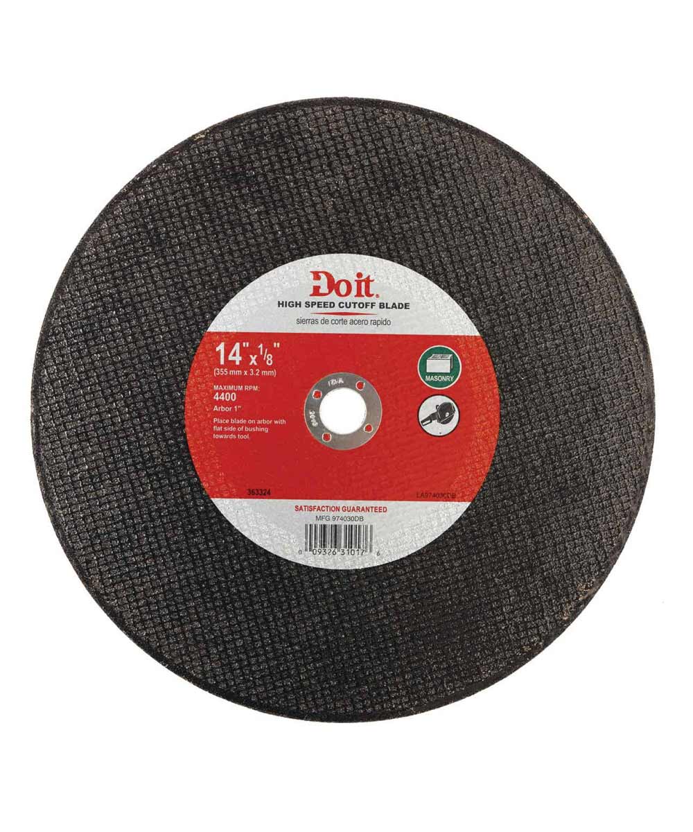 Do It Best Masonry Cut Off Wheel 1-1/4x1/8x1 Inch 1 Each 974030DB | M&C ...