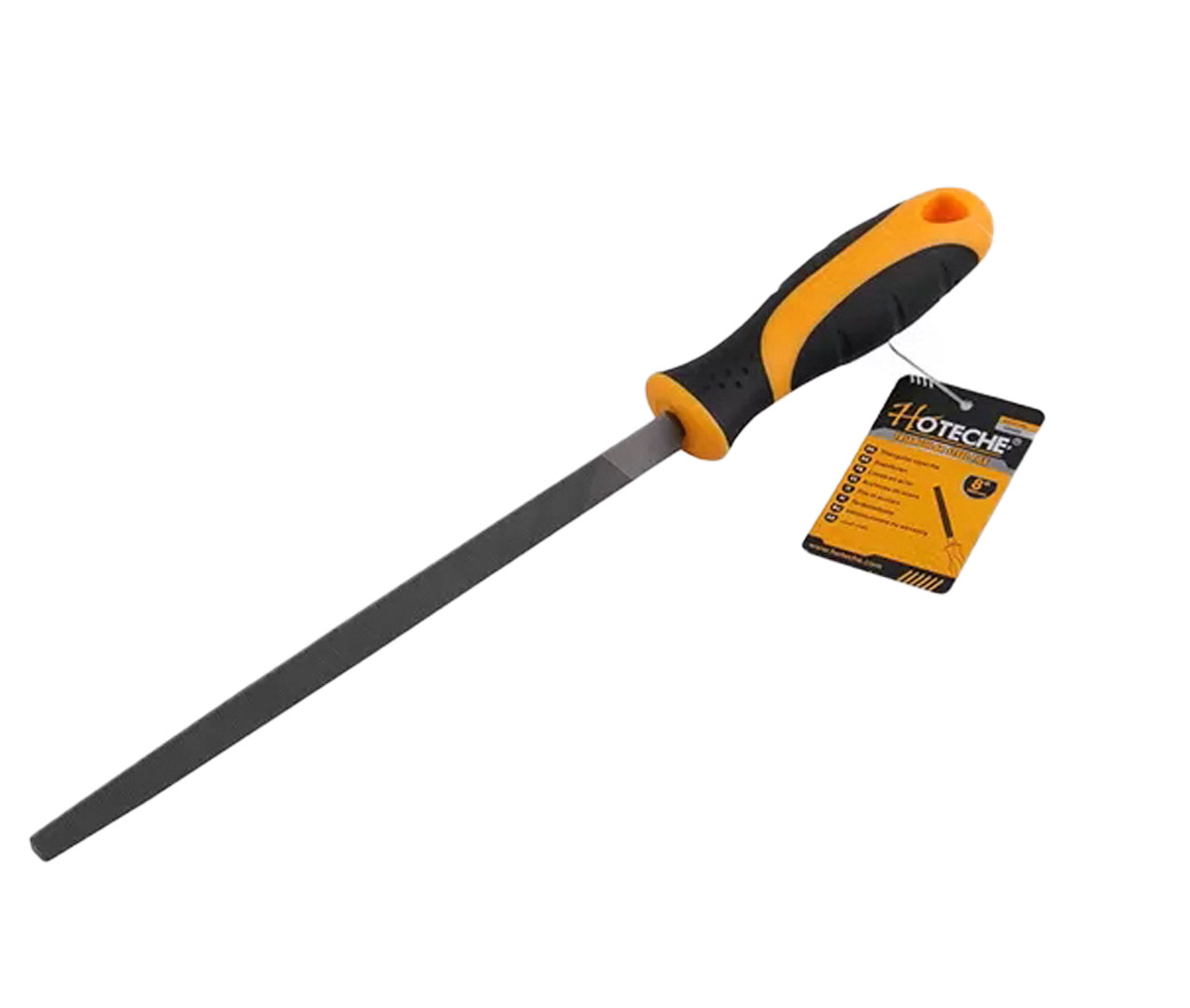 Hoteche Triangular Steel File With Handle 8 Inch 1 Each 400408 | M&C ...