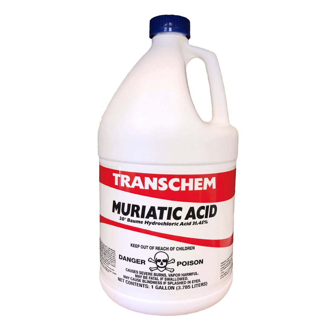 Transchem Muriatic Acid 1 Gallon 1 | M&C Home Depot