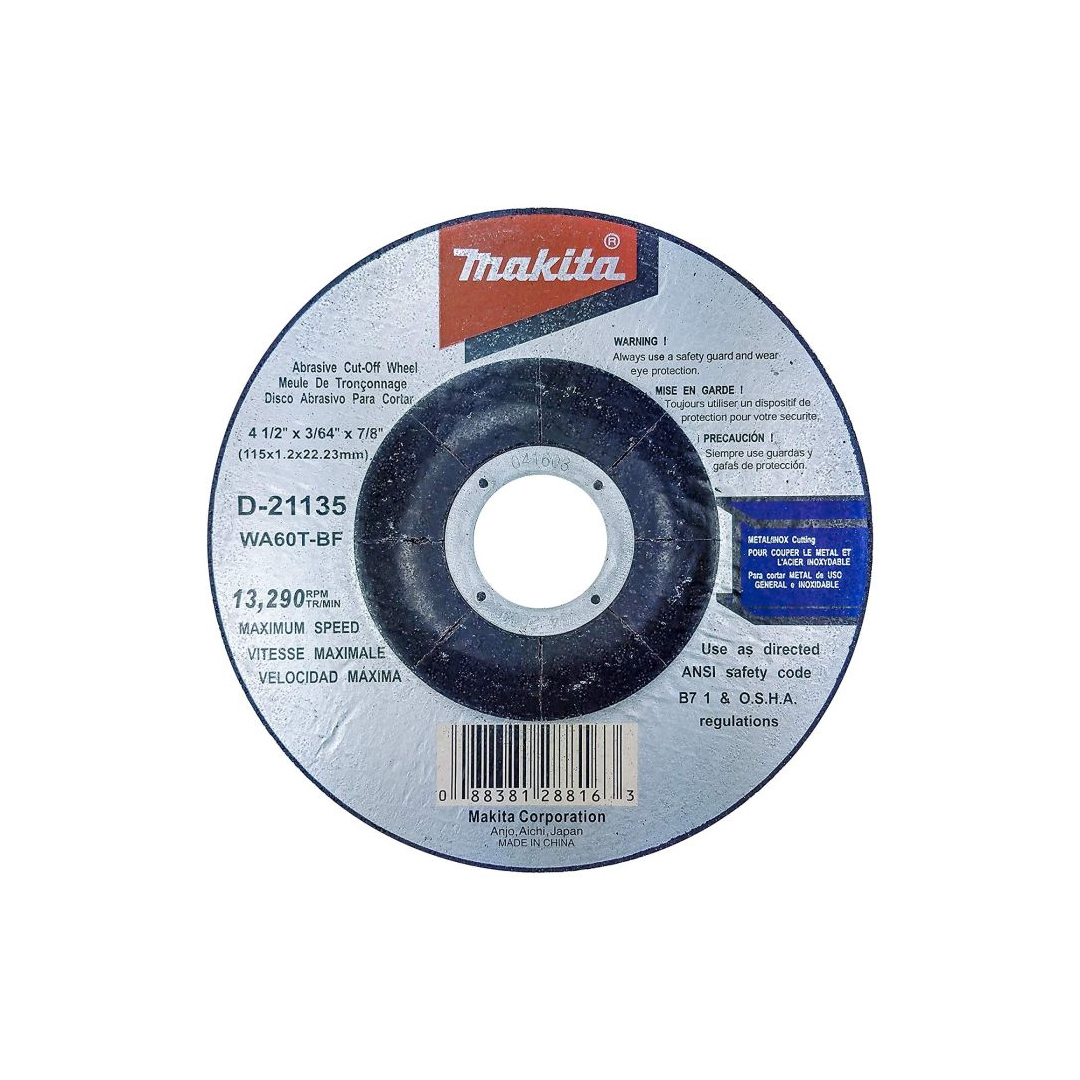 Makita Cutting Disc 4.5 Inch 1 Each D-18817 | M&C Home Depot