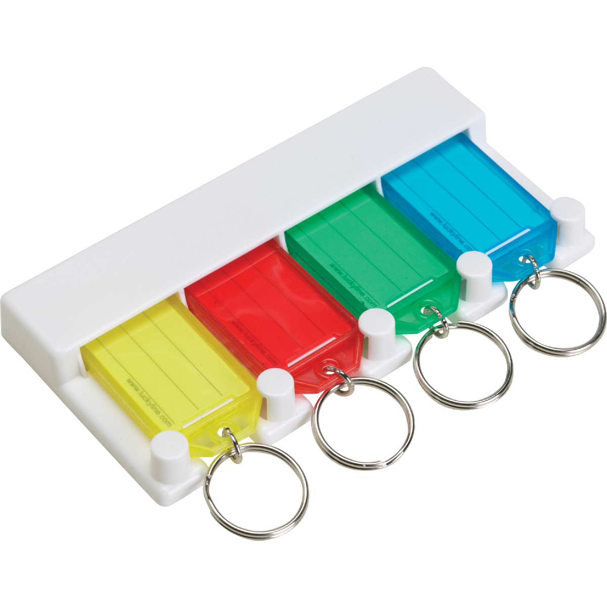 Plus Symbol Key Rack Lucky Line 4 Key Key tag Rack 1 Each 60540 | M&C Home Depot